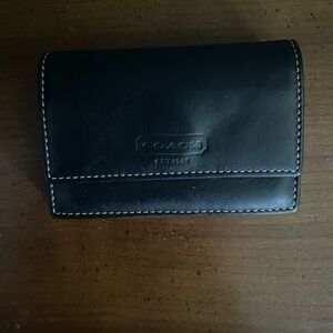 Coach Black Leather Wallet
